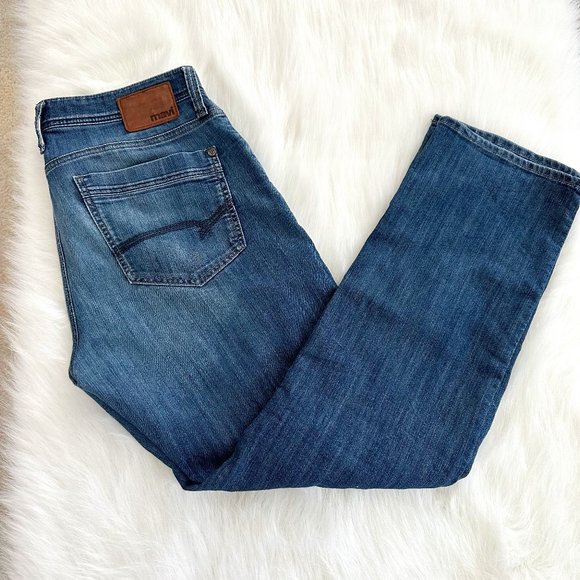 Mavi Other - Mavi Zach Jeans Mens Straight Leg Medium Wash Stretch 34 x 32